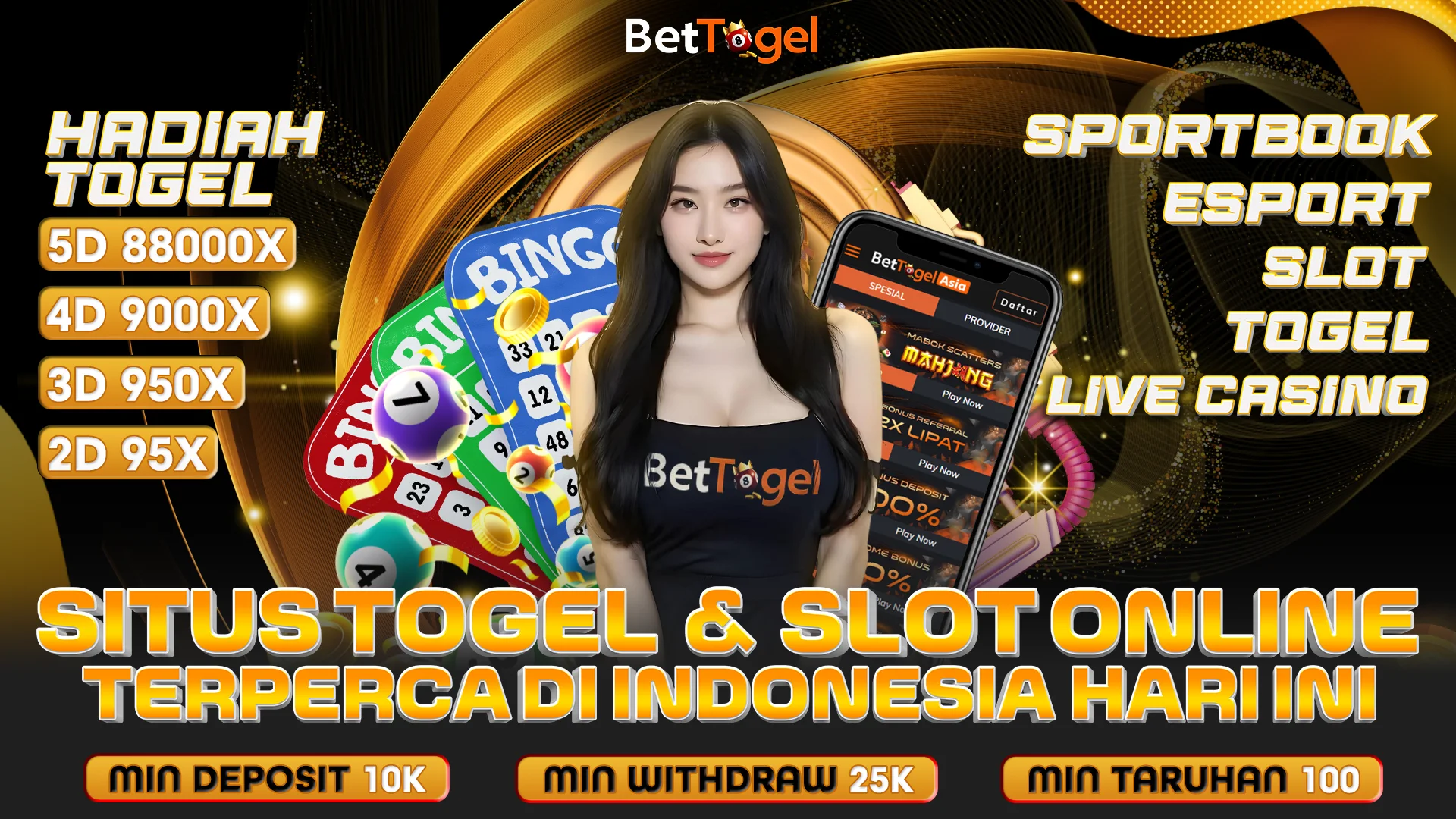 BETTOGEL88 | Agen Togel Online Terpercaya Minimal Bet Rp100